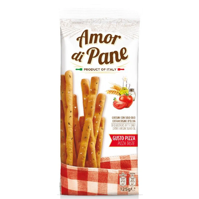 Amor Di Pane Breadsticks Pizza Taste 125g