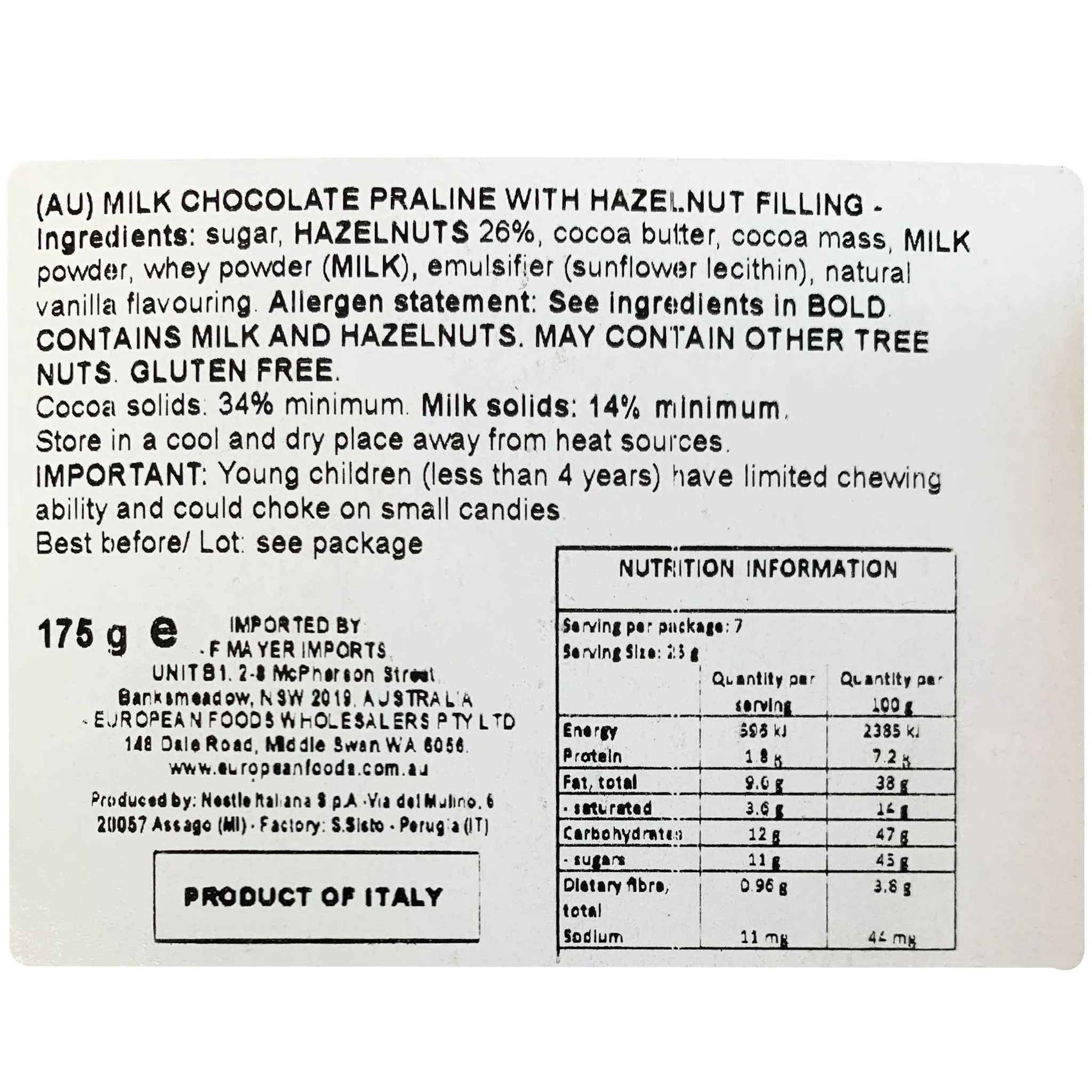 Baci Perugina Latte Milk Chocolate Bijou 175g - Image 2
