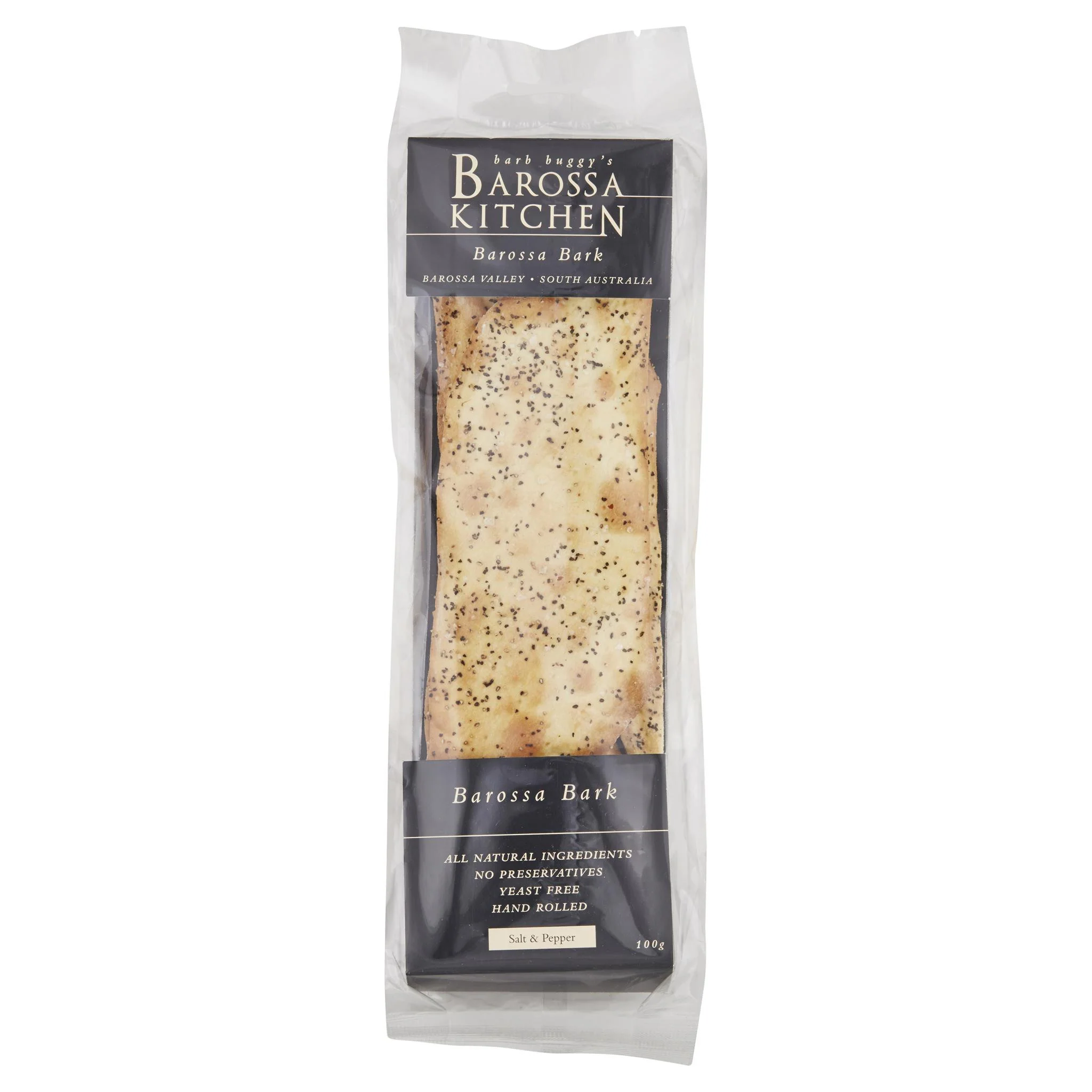 Barossa Kitchen Salt and Pepper Flatbread 100g