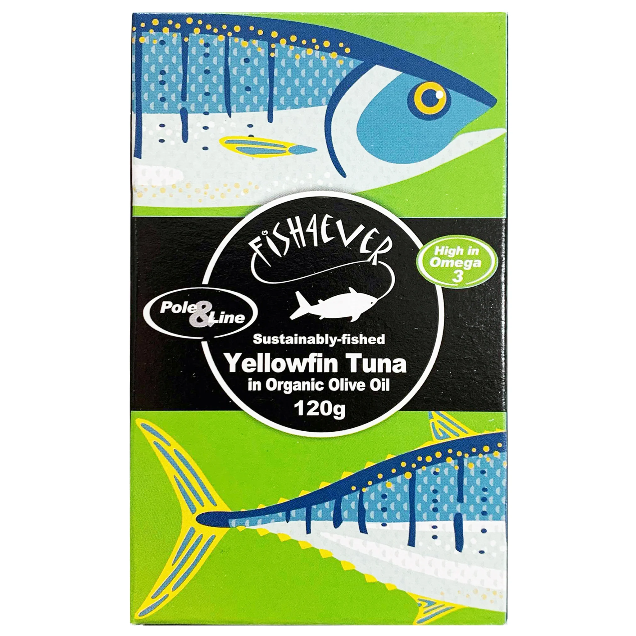 Fish4Ever Yellowfin Tuna in Organic Olive Oil 120g