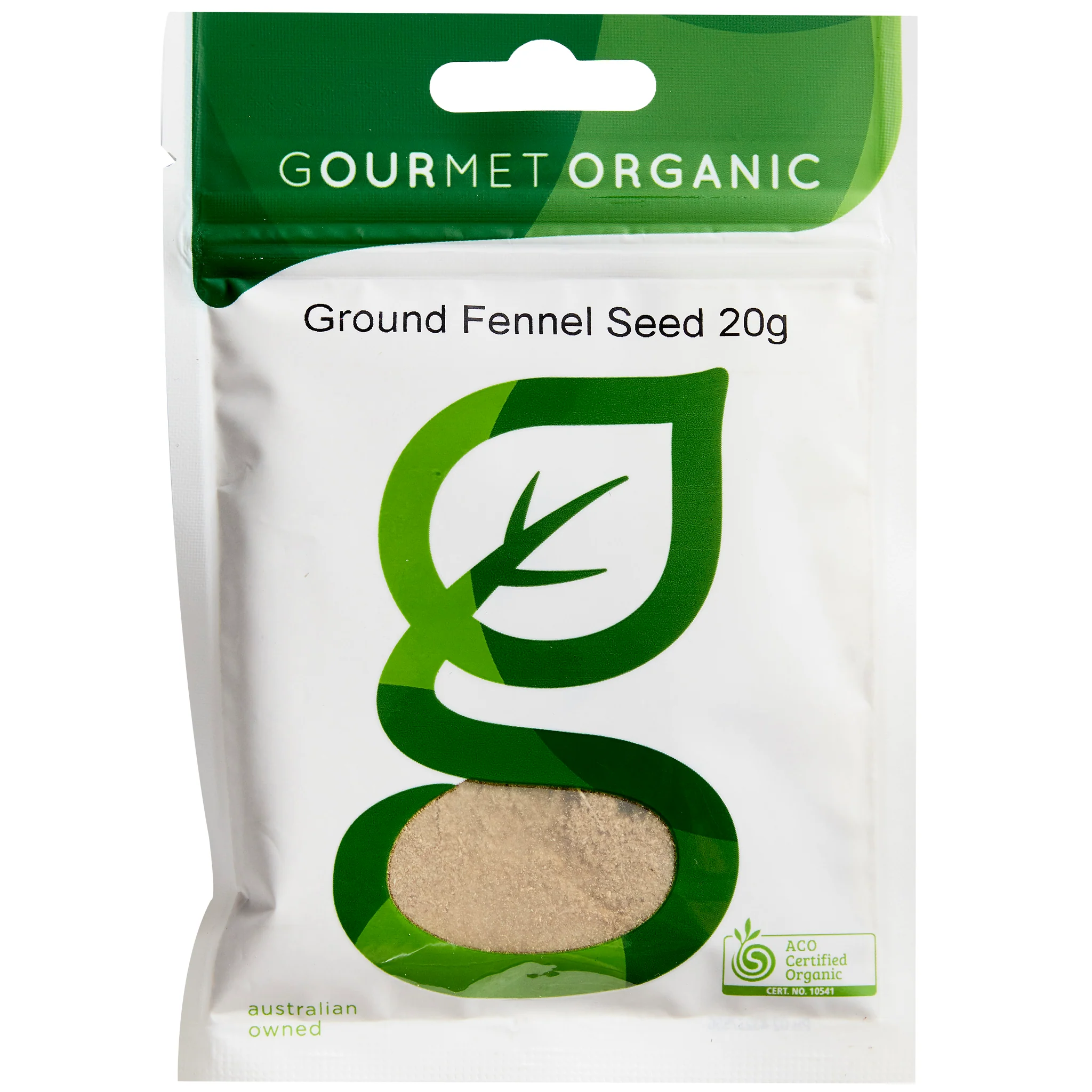 Gourmet Organic Herbs Fennel Seed Ground 20g