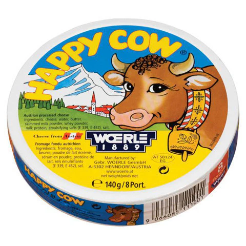 Happy Cow Cheese Triangles 140g