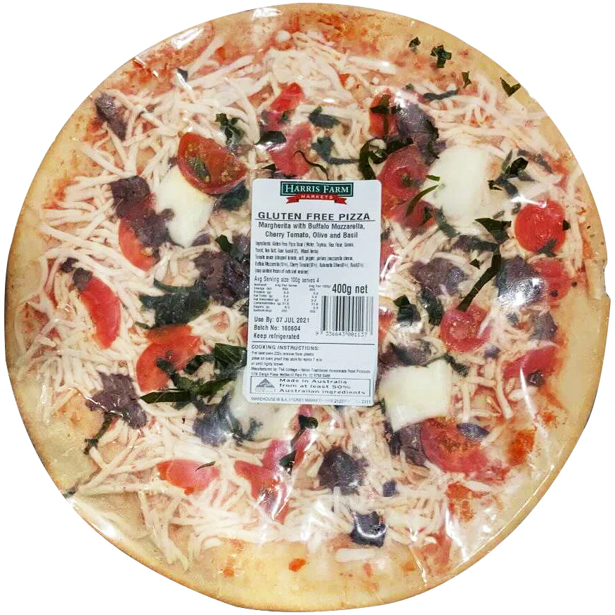 Harris Farm Pizza Gluten Free Margherita 300g