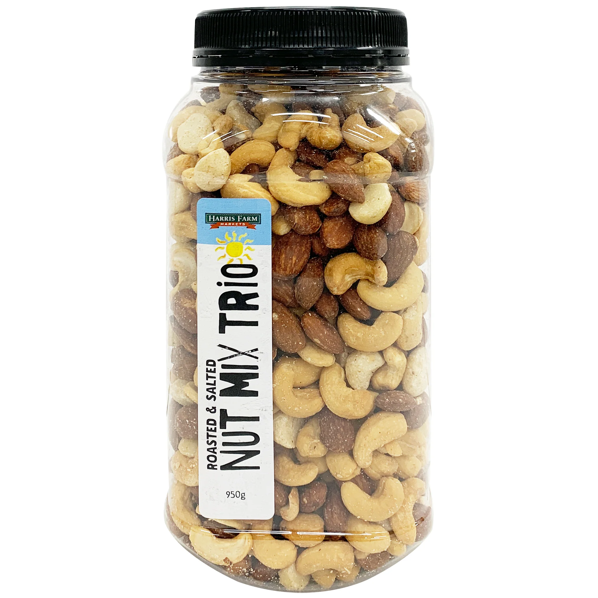 Harris Farm Nut Mix Trio Roasted and Salted 950g
