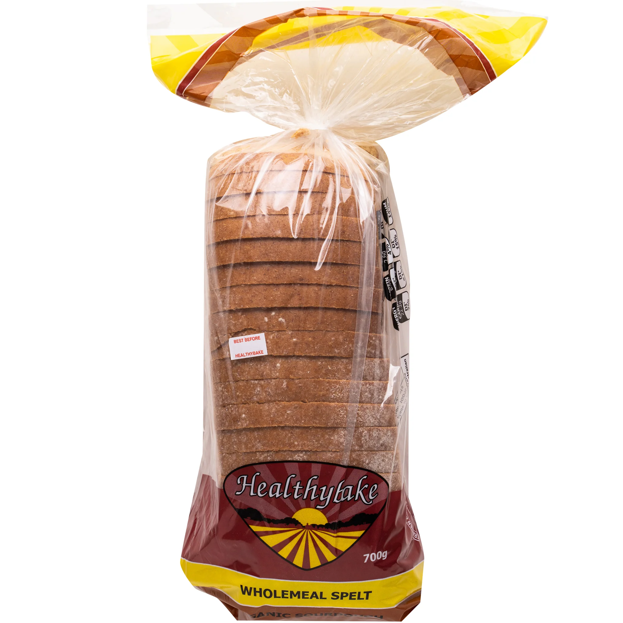 Healthybake Wholemeal Spelt Organic Sourdough 700g