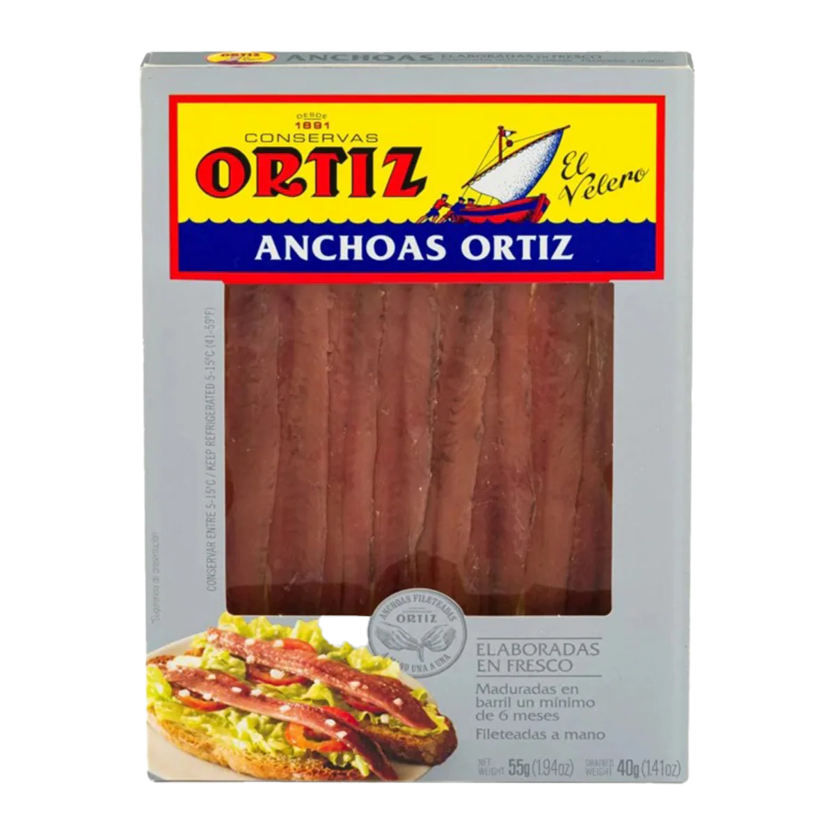 Ortiz Anchovies 55g