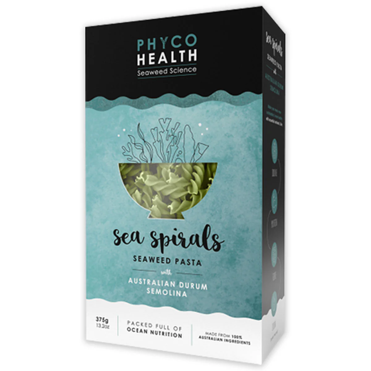 PhycoHealth Seaweed Pasta Sea Spirals 375g