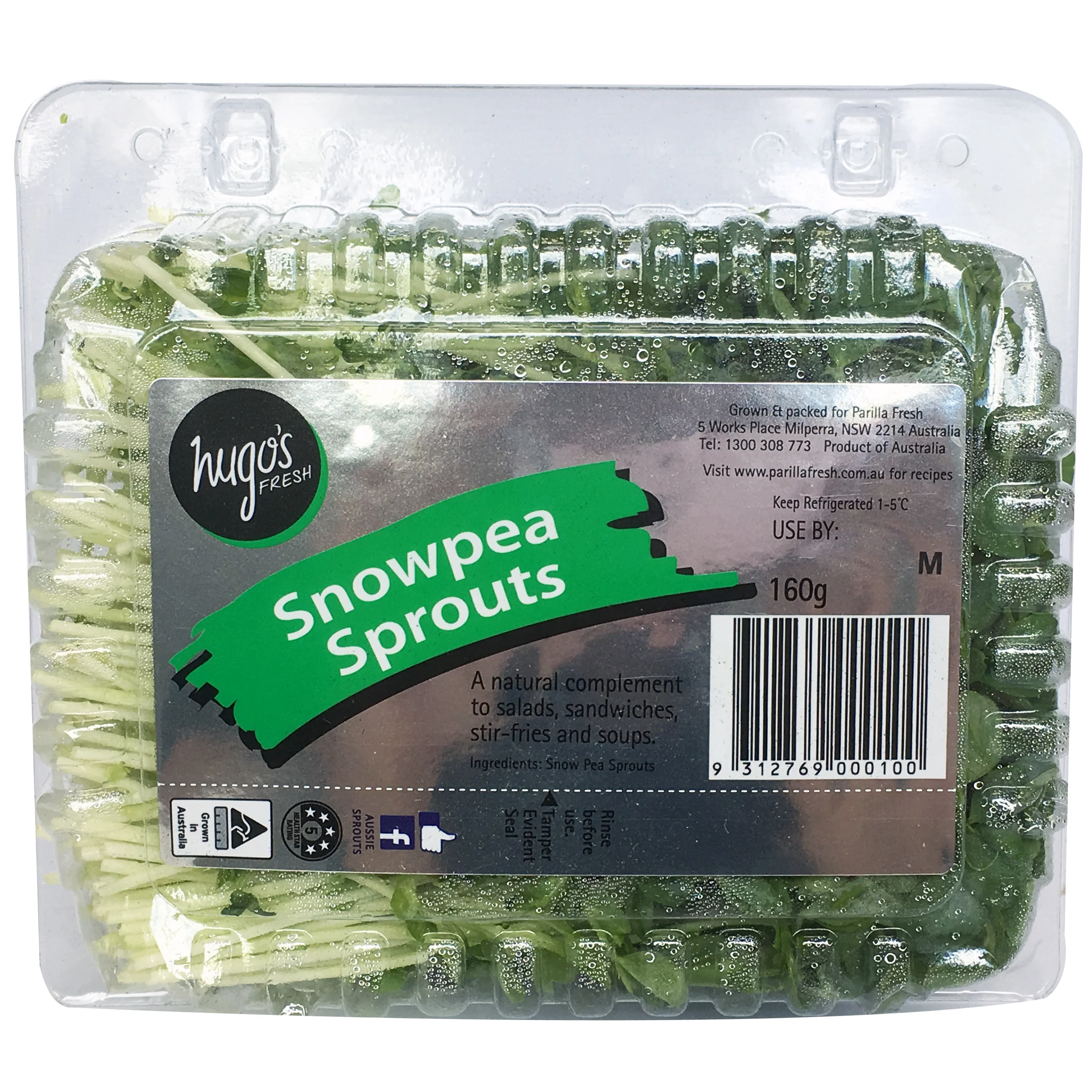 Hugo's Snowpea Sprouts 160g