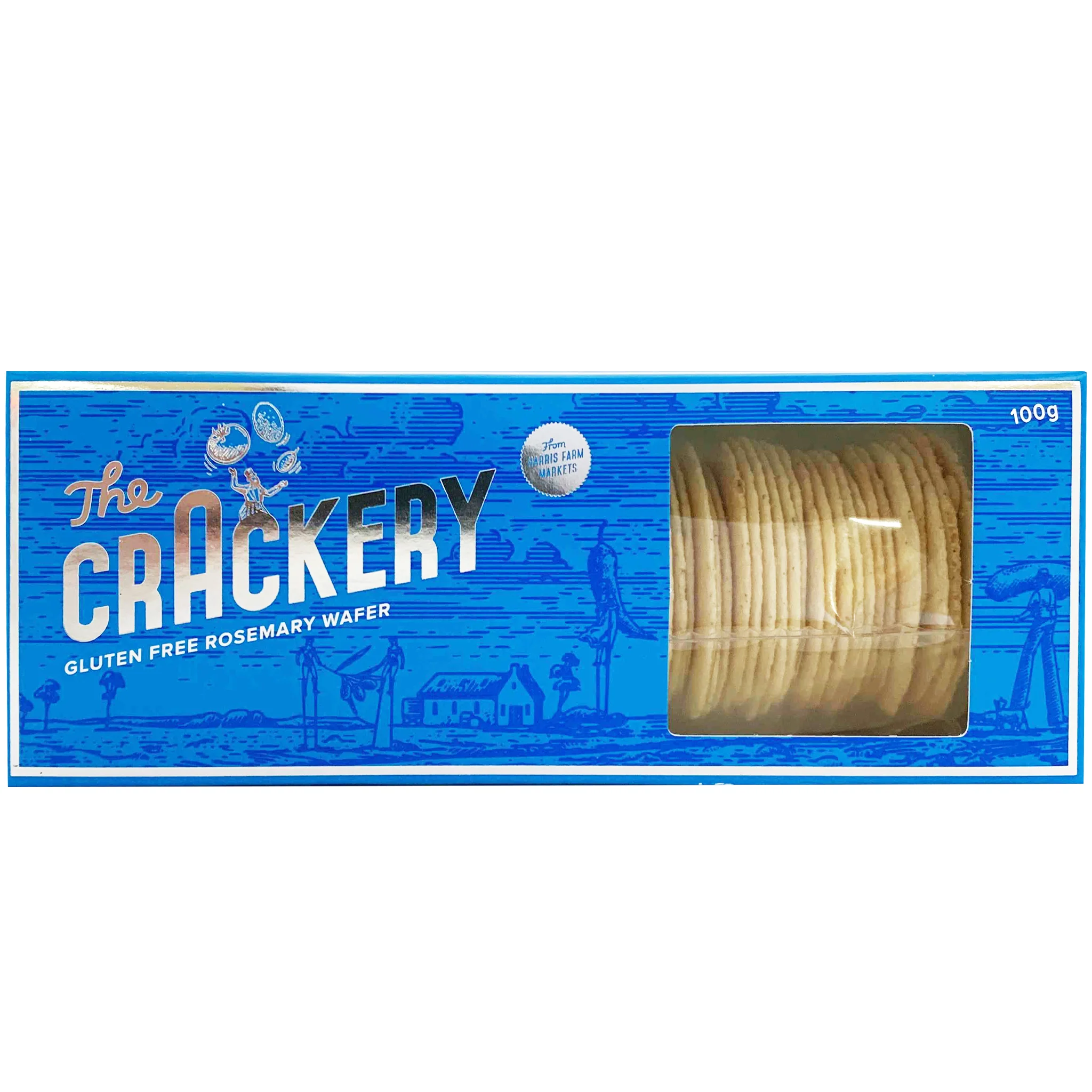 Harris Farm The Crackery Gluten Free Rosemary Wafer Cracker 100g