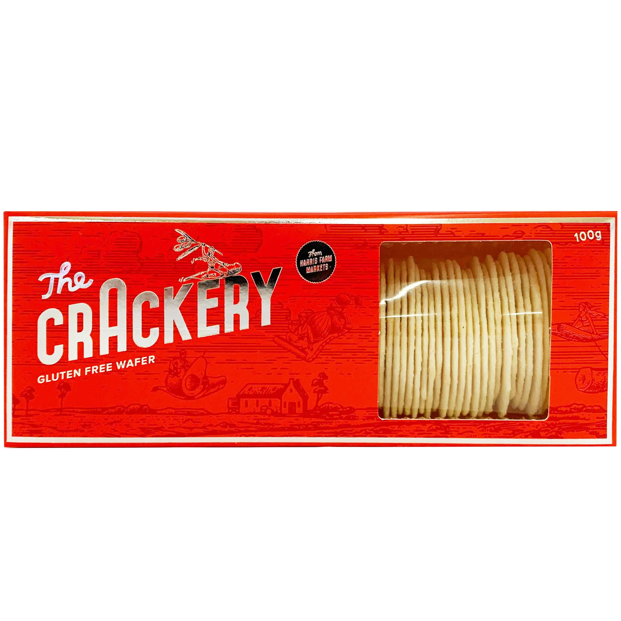 Harris Farm The Crackery Gluten Free Wafer Cracker 100g