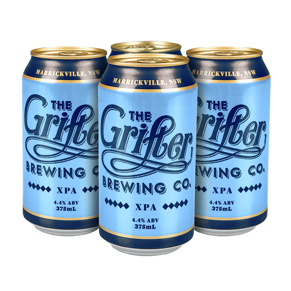 The Grifter XPA Cans 4.4% Alcohol x4 Pack 375ml