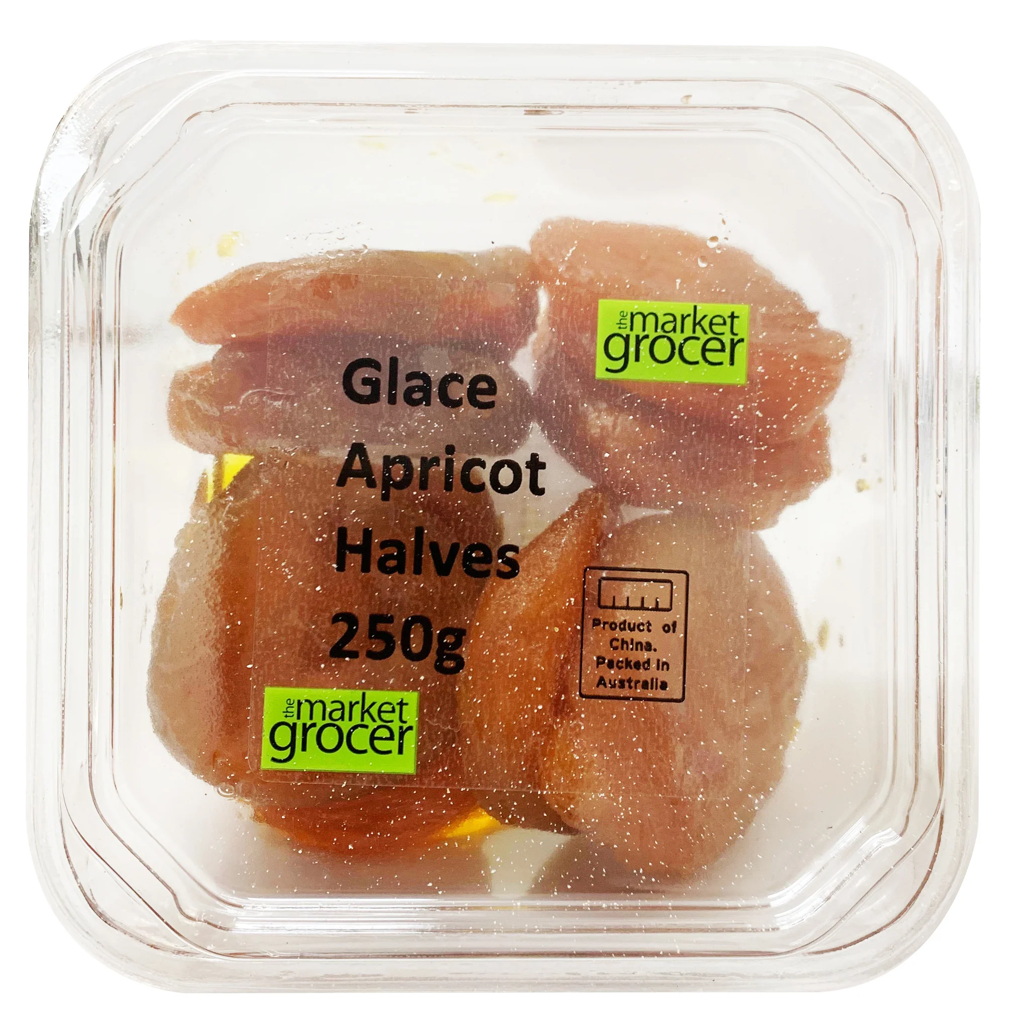 The Market Grocer Glace Apricot Halves 250g