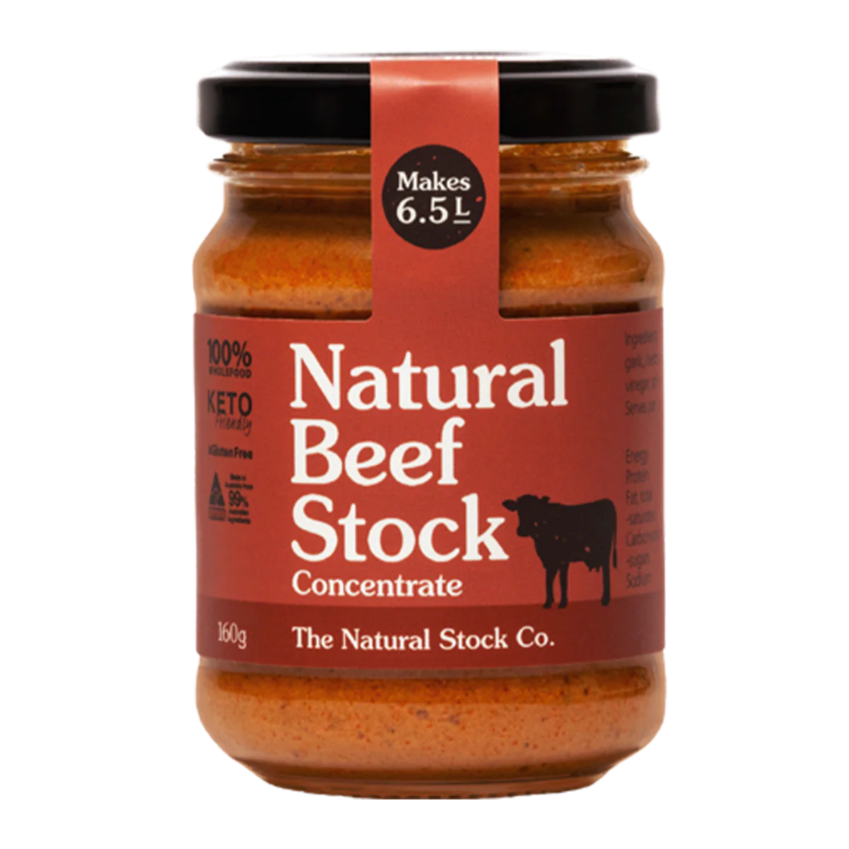 The Natural Stock Co. Natural Beef Stock Concentrate 160g